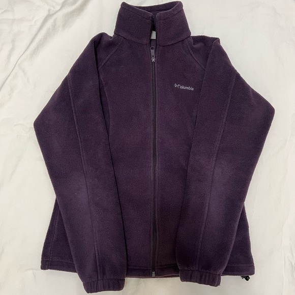 Columbia Jackets & Blazers - Columbia Purple Fleece Jacket, Size Small